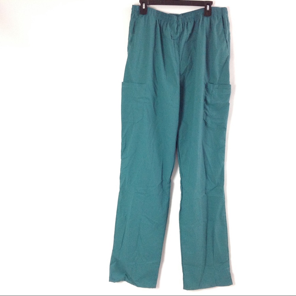 New Fashion Seal Men Women Scrub Pants Green